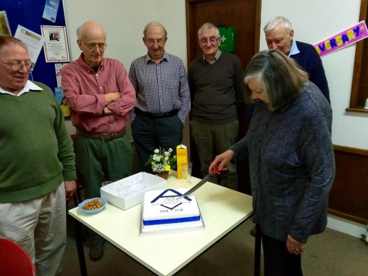 AGM18 cake cut