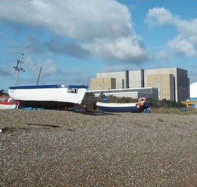 Sizewell A beach